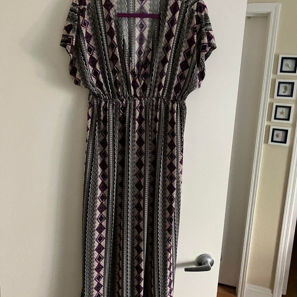V neck summer dress